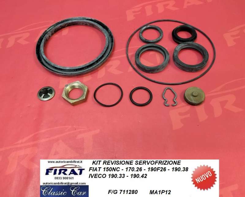 KIT REVISIONE SERVOFRIZIONE FIAT 150 NC 190F26 IVECO 190 (711280